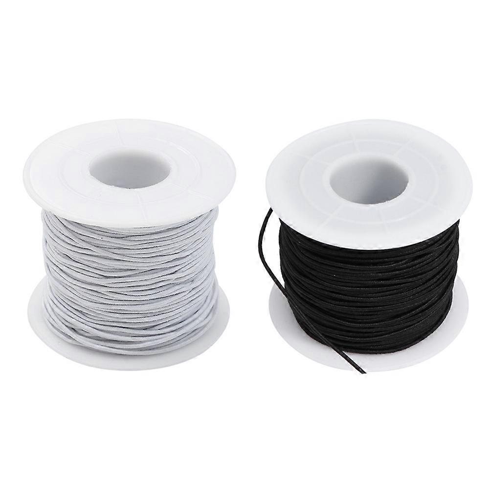 Bracelet Making Thread Elastic Jewelry Line 2 Rolls Assorted Color String