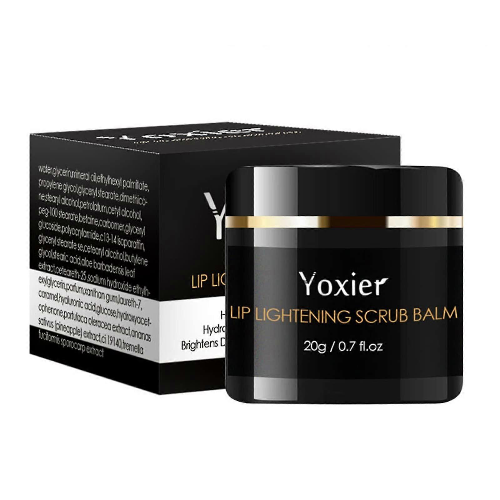 Lip Scrub for Dark Lips with Moisturizing Lip Balm Exfoliator, Deep  for Chapped Lips