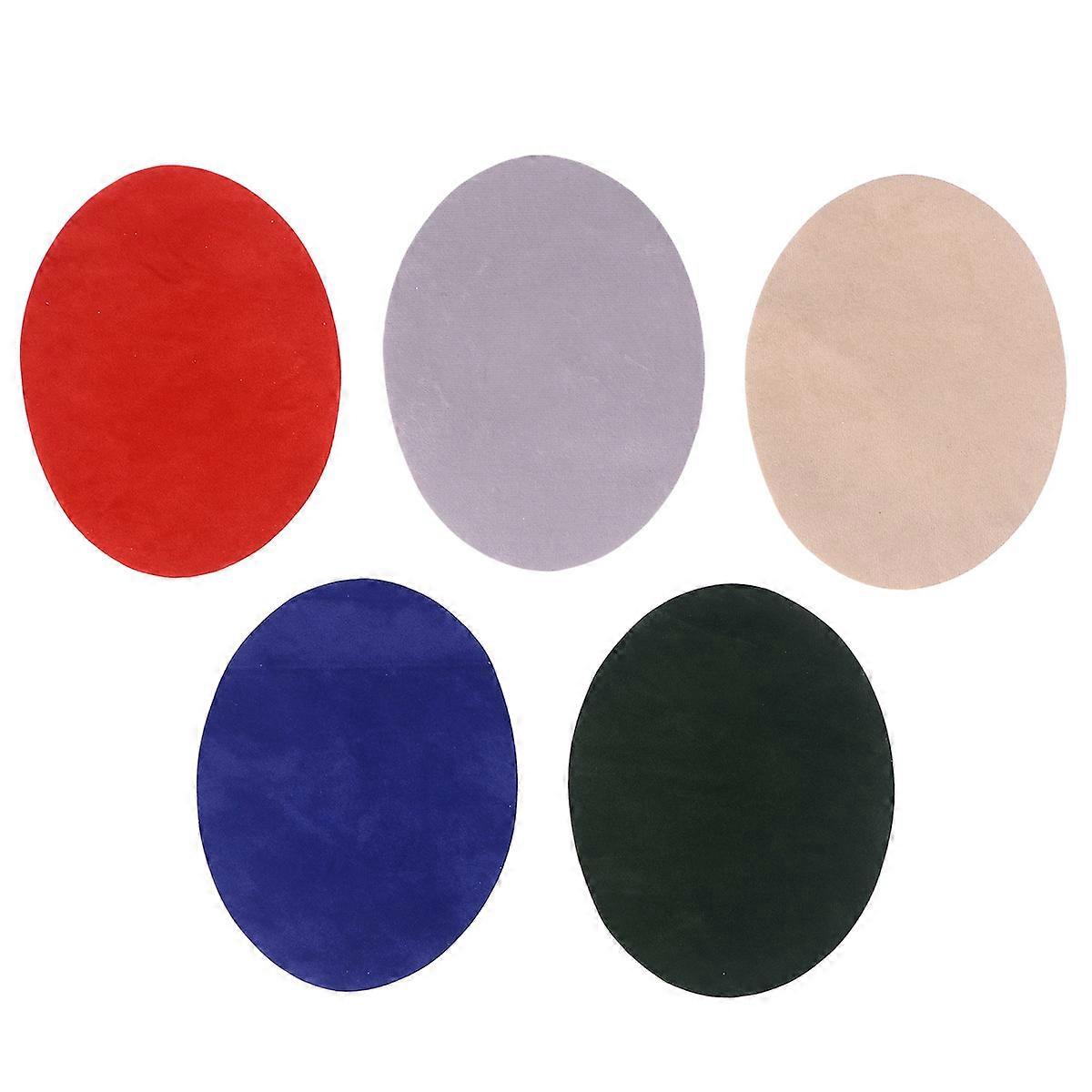 DIY Iron-on Patch Oval Repair Kit for Clothes 30Pcs Decorative Jeans Patch