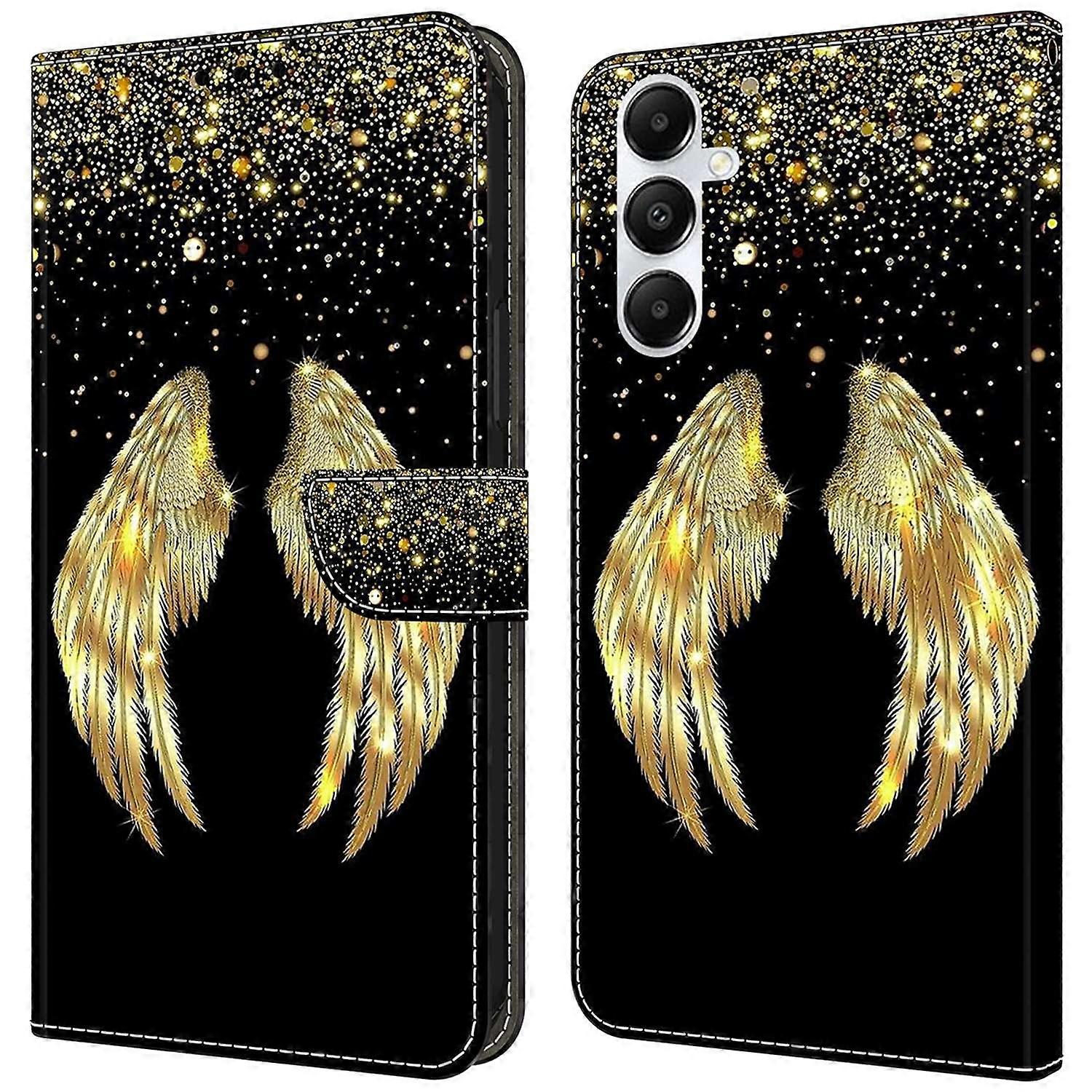 For Samsung Galaxy A35 5G Magnetic Case 3D Pattern Printing Leather Phone Protector