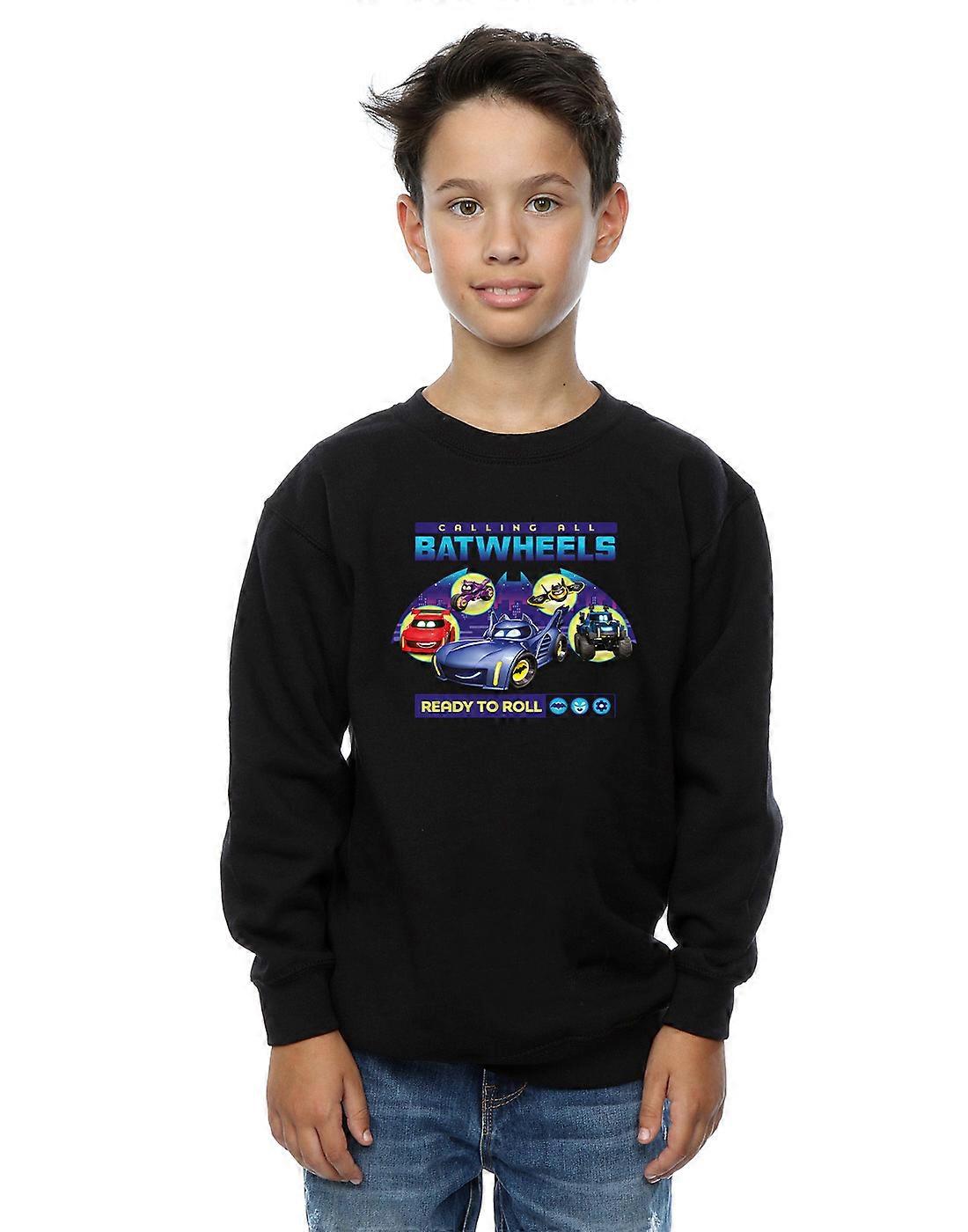 DC Comics Boys Batwheels Ready To Roll Sweatshirt