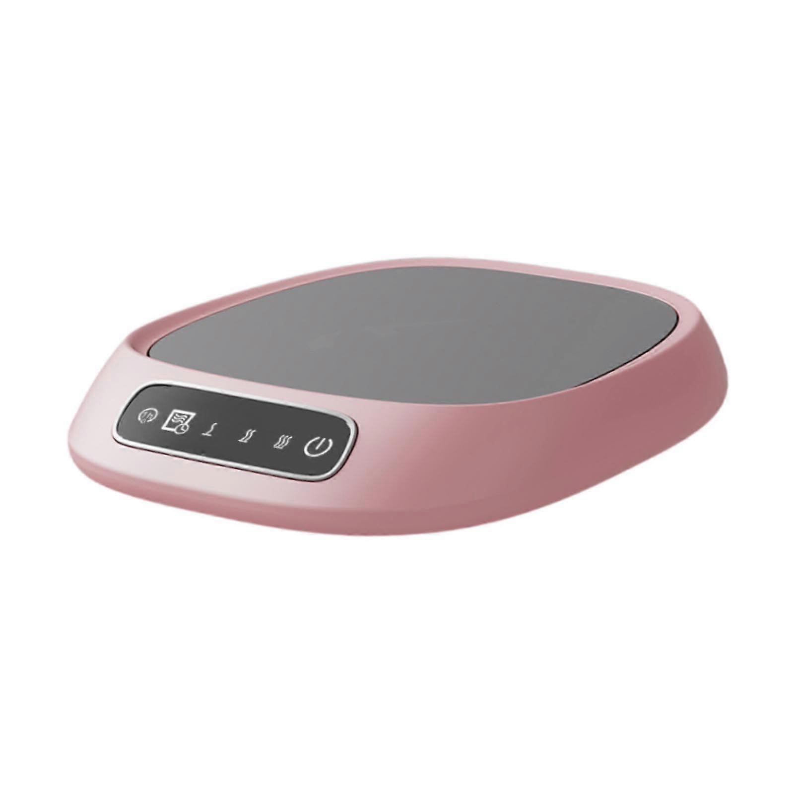 Coffee Mug Warmer with Touch Temperature Control, 3 Heat Settings, LED Display, Pink Desk Use