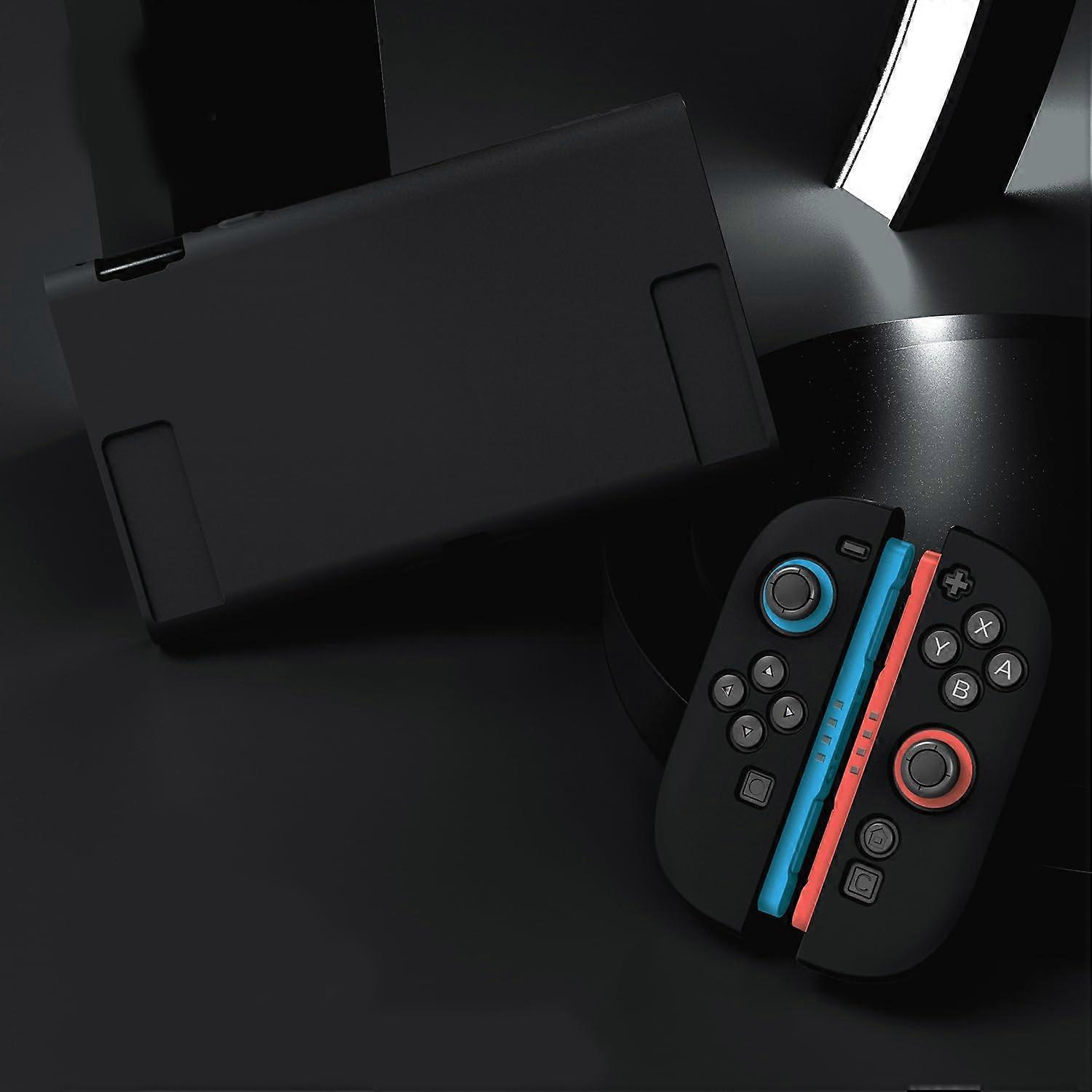 Case for Nintendo Switch 2 Dockable Shockproof FullBody Protective Cover with Screen Protector Black