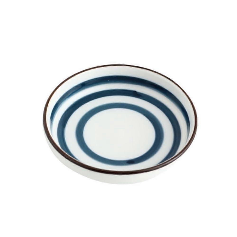 Ceramic Sauce Dish Soy Sauce Bowl with Easy Clean Glazed Surface, Stackable Sushi Condiment Plate