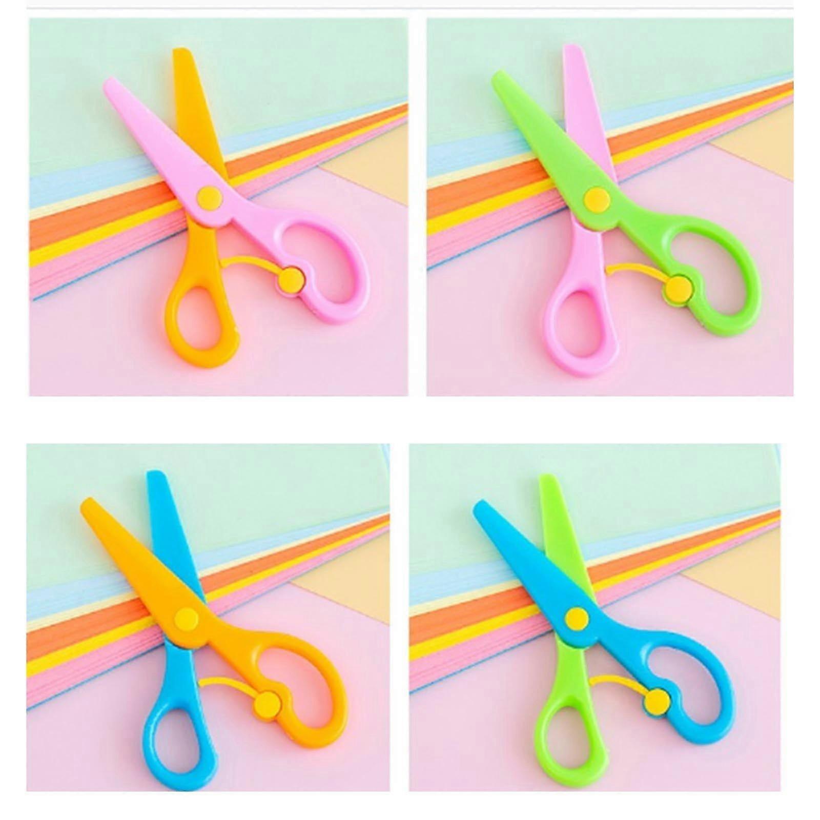 Quality scissors Paper cutting Plastic scissors Children's toys