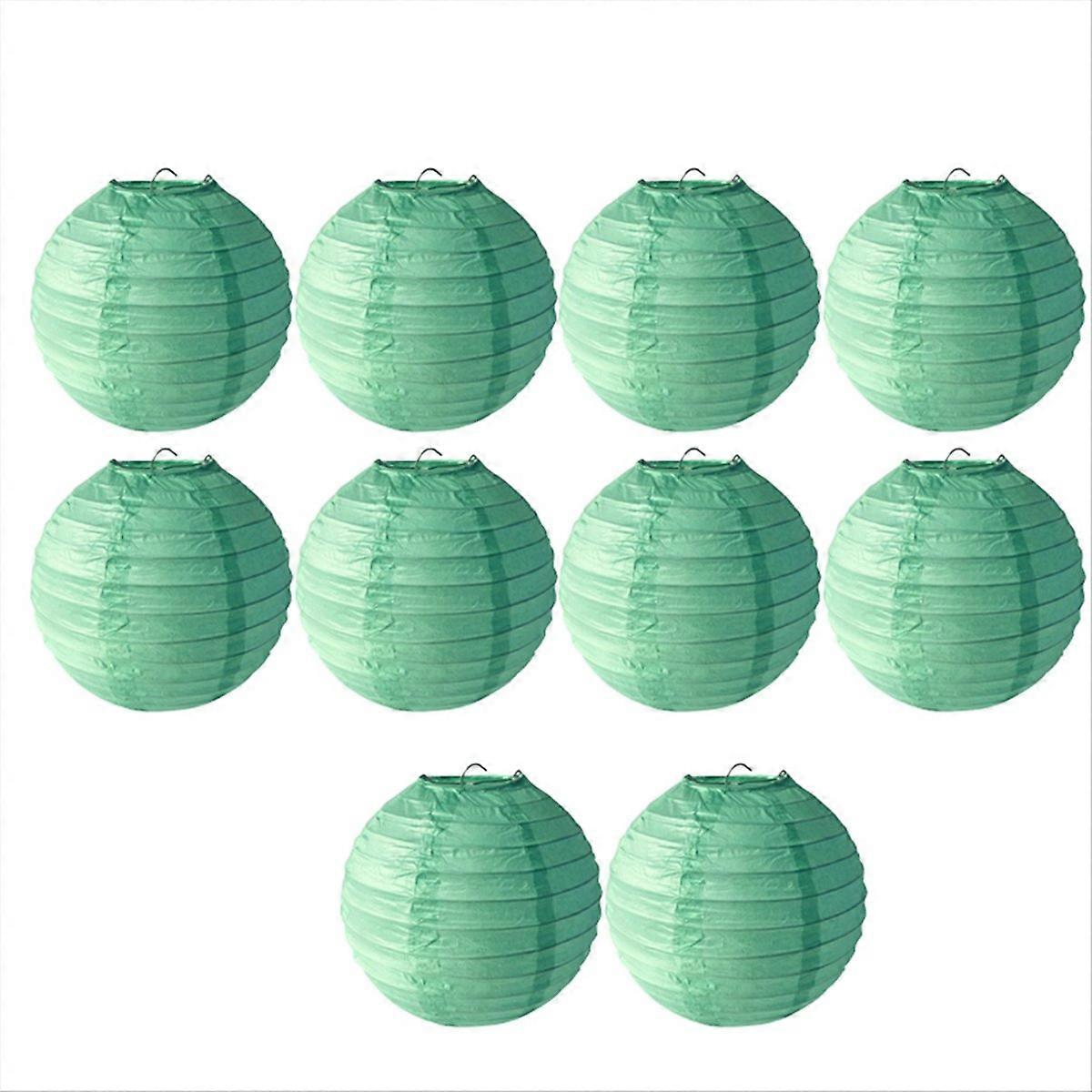Mint Green Paper lanterns, diy round lanterns suitable for weddings