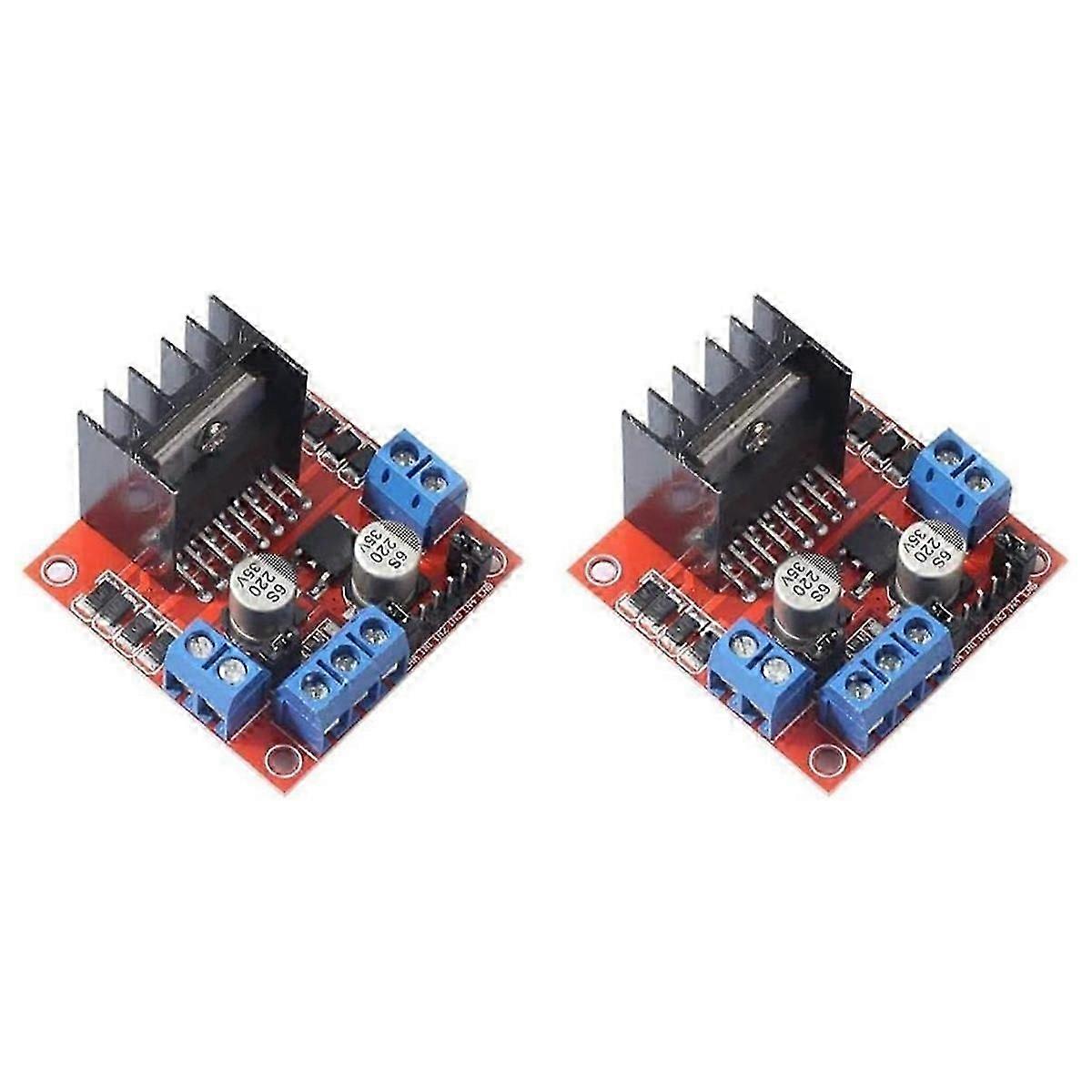 2Pack L298N Motor Drive Controller Board Module Dual H Bridge DC Stepper for Ar-Duino Electric Projects Smart Car Robot