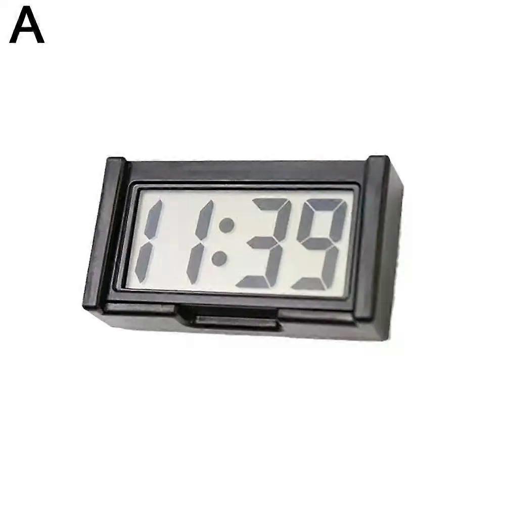 Mini Digital Clock Large Screen Car Dashboard Electronic Clock Self-adhesive Mini Clock Car Clock For Truck Dashboard