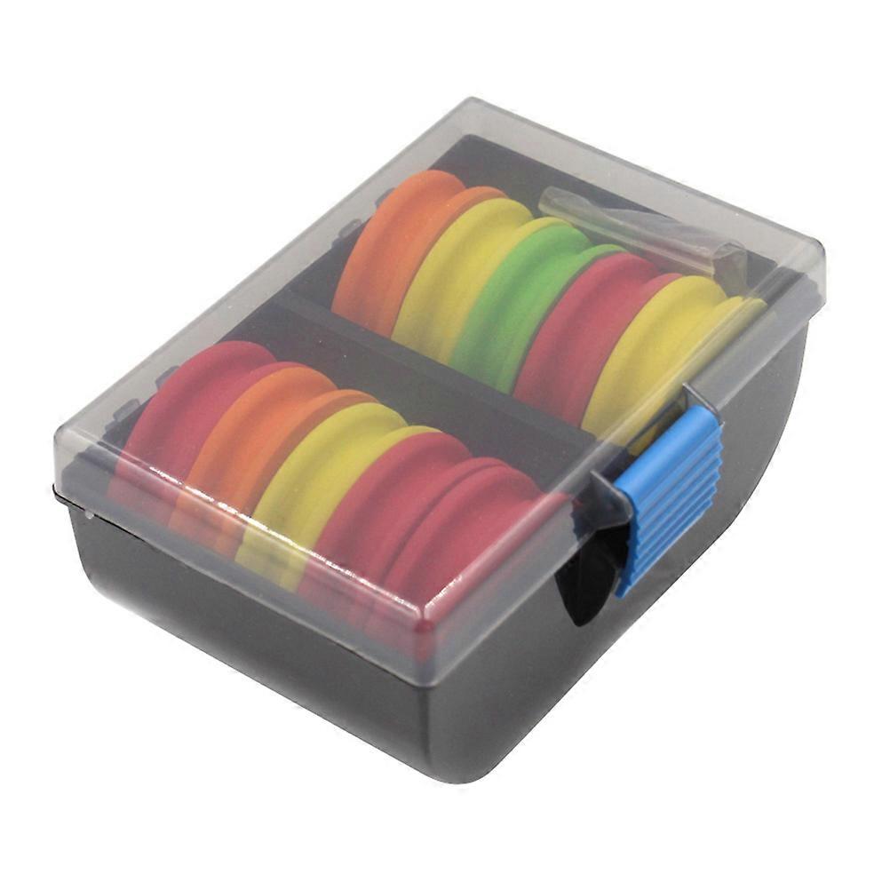 Fishing String Winder Round Plastic Hook Winder Keeper Fishing Accessories 10Pcs