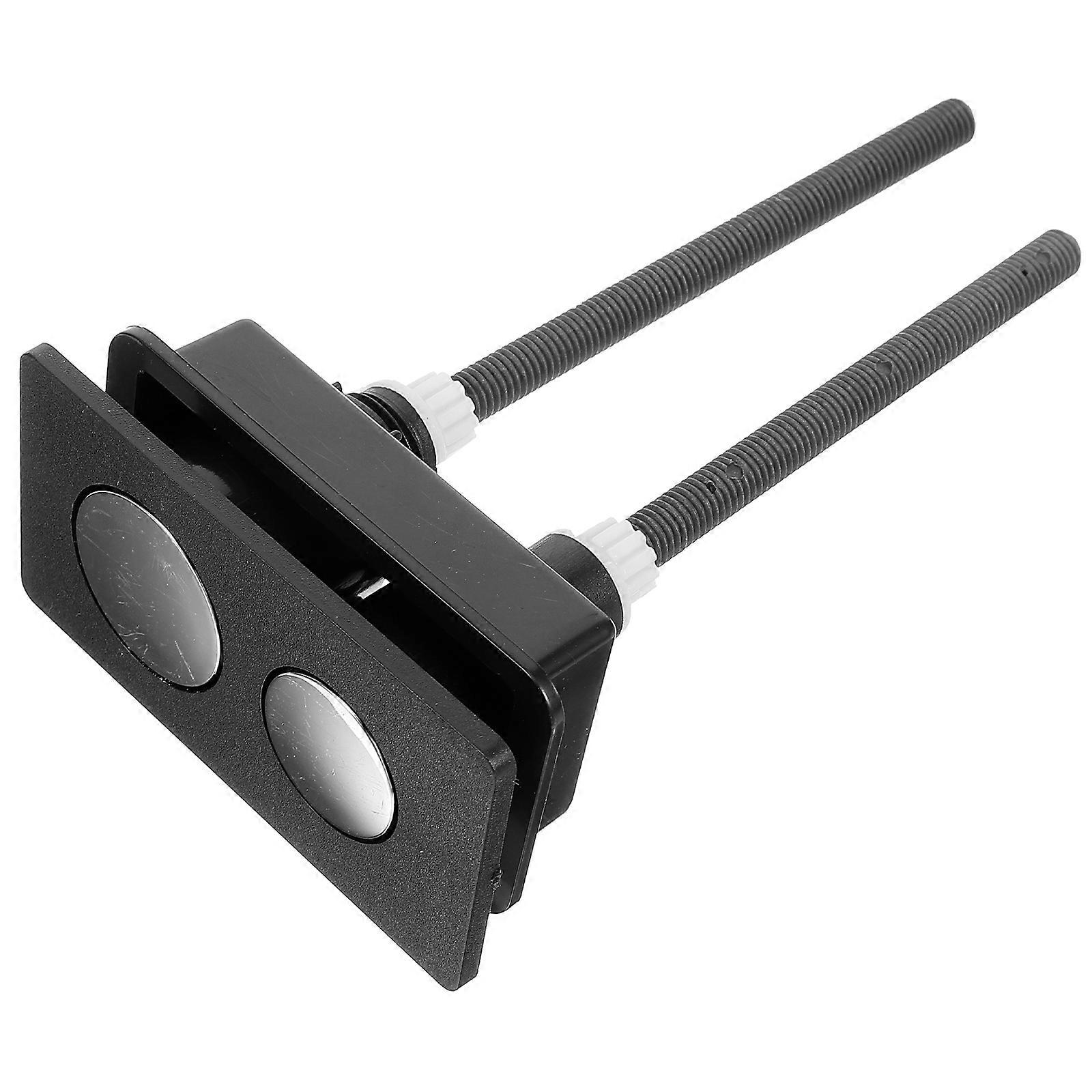 Long Rectangle Toilet Tank Button Dual Flushing Push Button