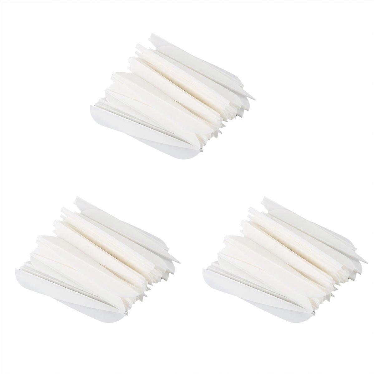 Arrows Vanes 4 Inch Plastic Fletching 50 Pack(White)