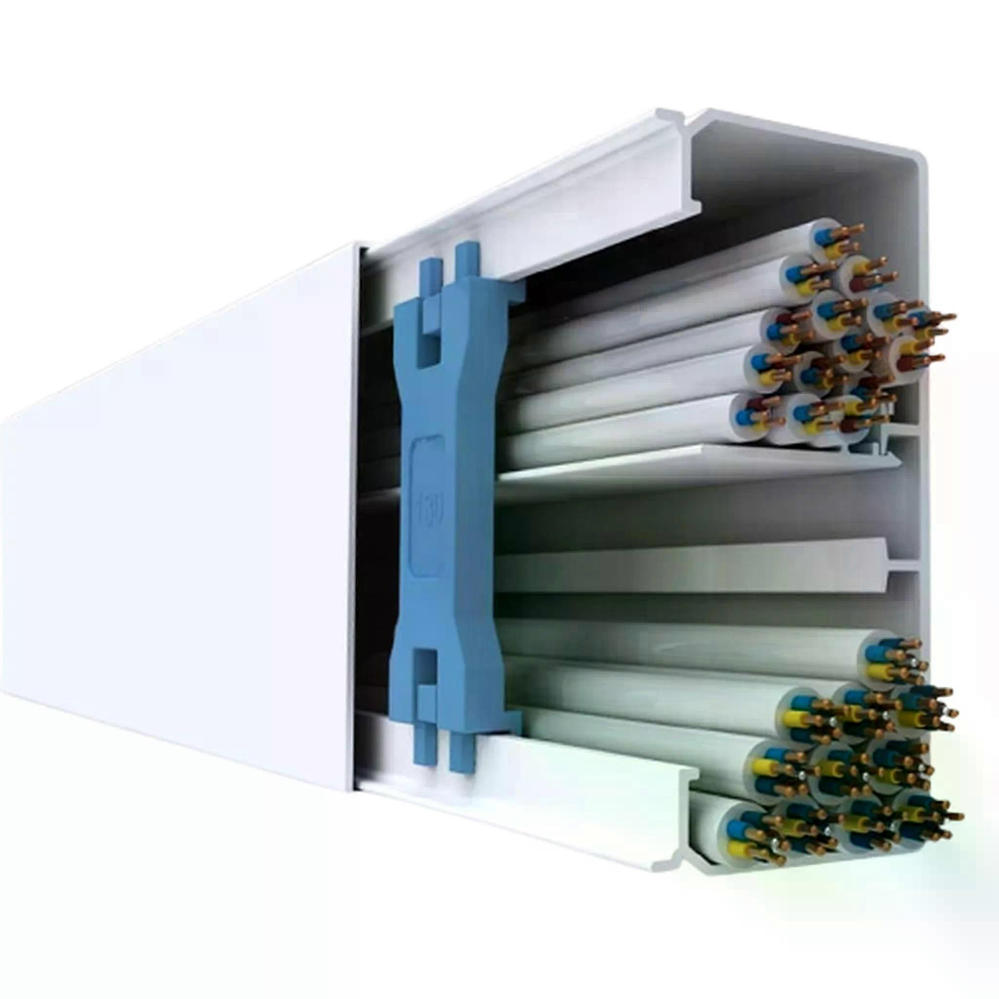 GGK window sill channel, 60x200, pure white, RAL 9010, 2m, 1 pc.