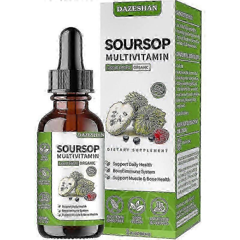 Extraits de corossol bio - Renforcement du système immunitaire et santé digestive - 1 à 5 pièces.