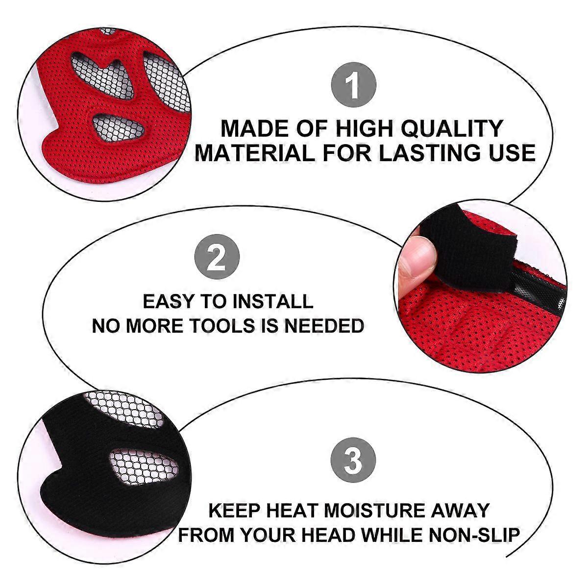 1 set Helmet Buffing Pad Useful Safety Hat Pad Practical Helmet Padding Kit