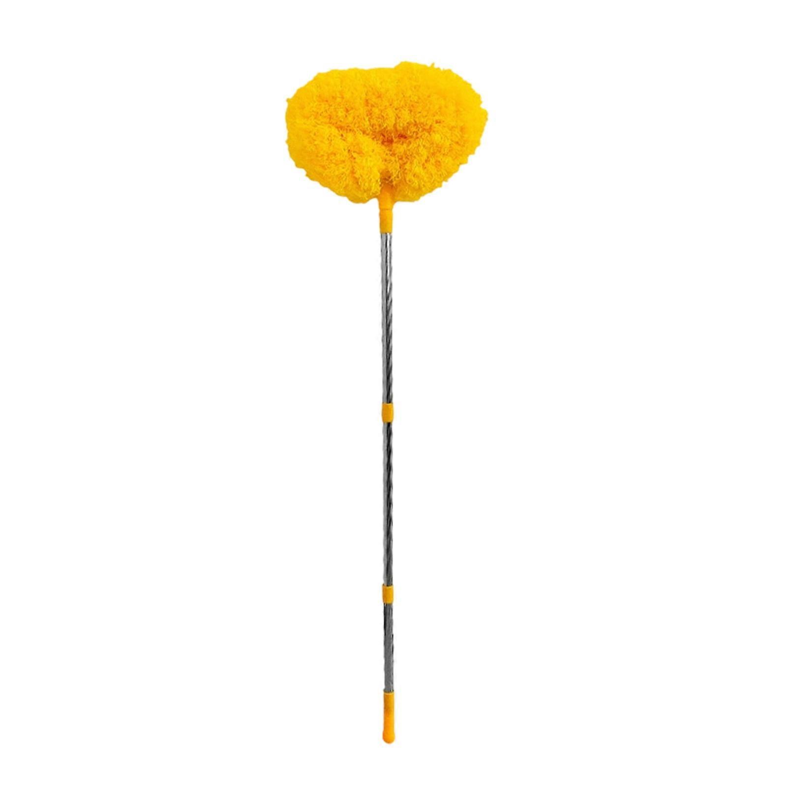 Yellow Extendable Static Duster 40.140Cm Cleaning Dusting Tool Home