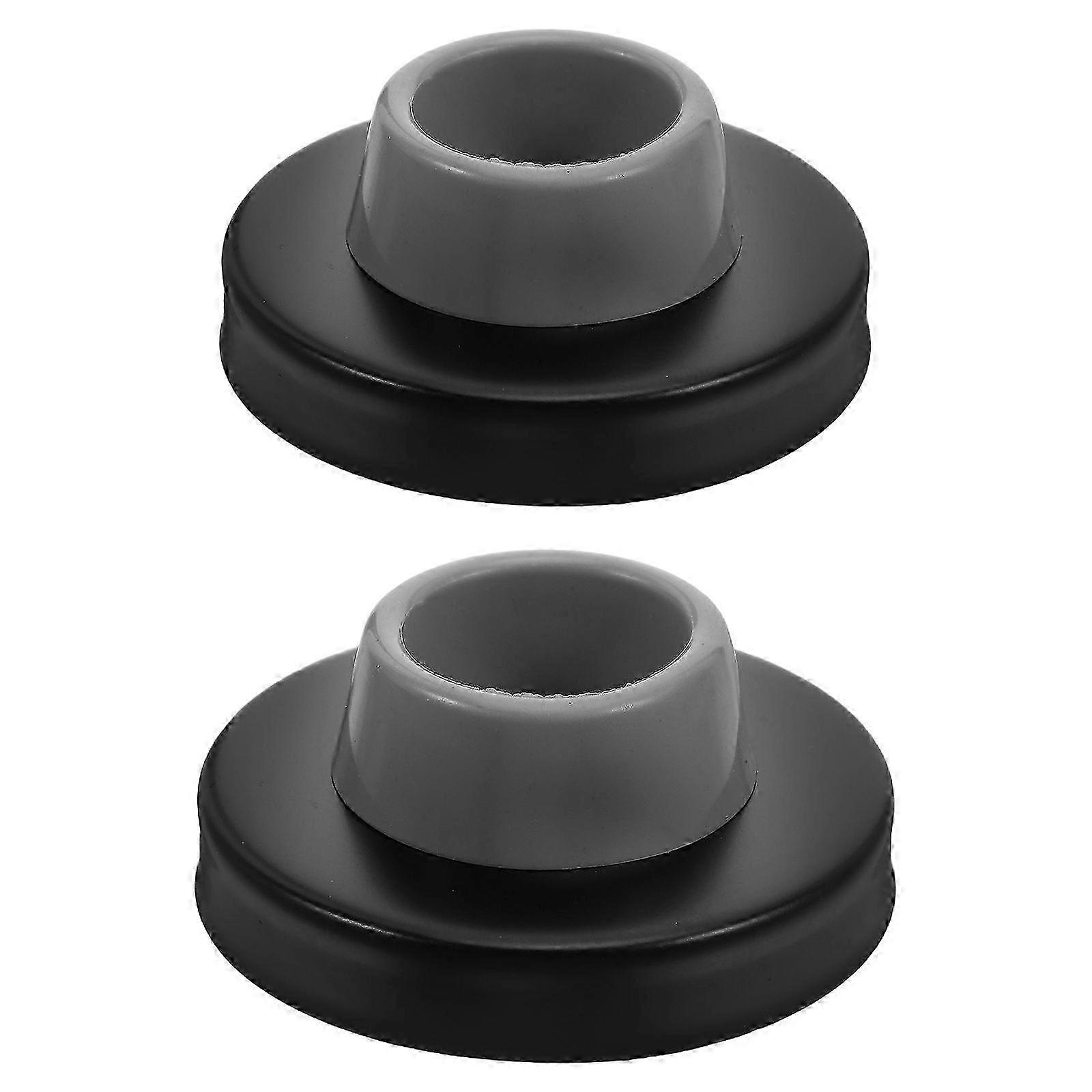2pcs Practical Wall Protectors From Door Knobs 1.1 Inch Anti Collision Concave Wall Mount Bumper Doo