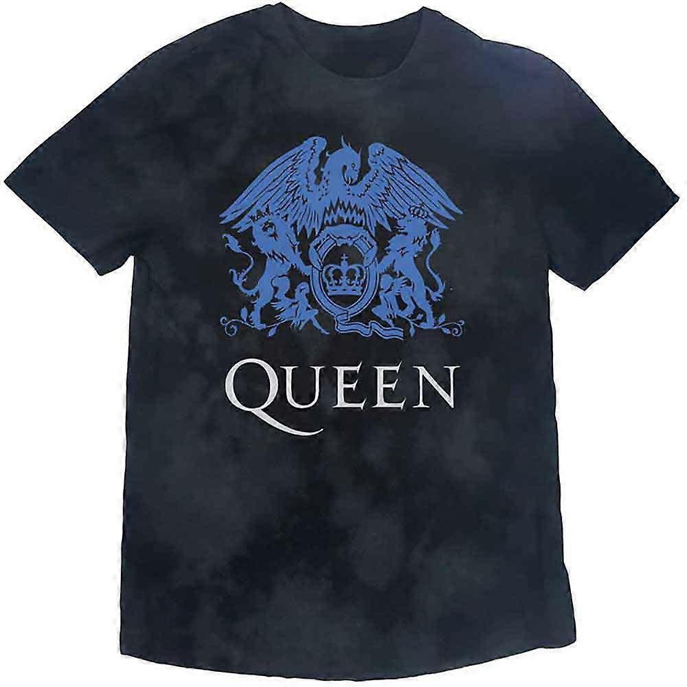 Queen Blue Crest Dip Dye T Shirt
