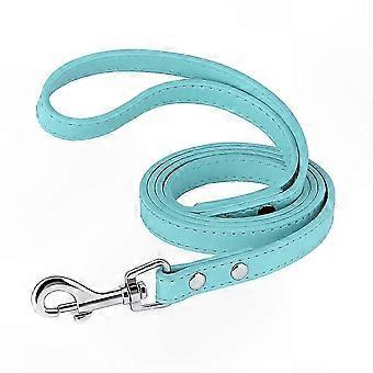 Adjustable Leather Dog Leash for Walking and Training Small to Medium Puppies and Pets