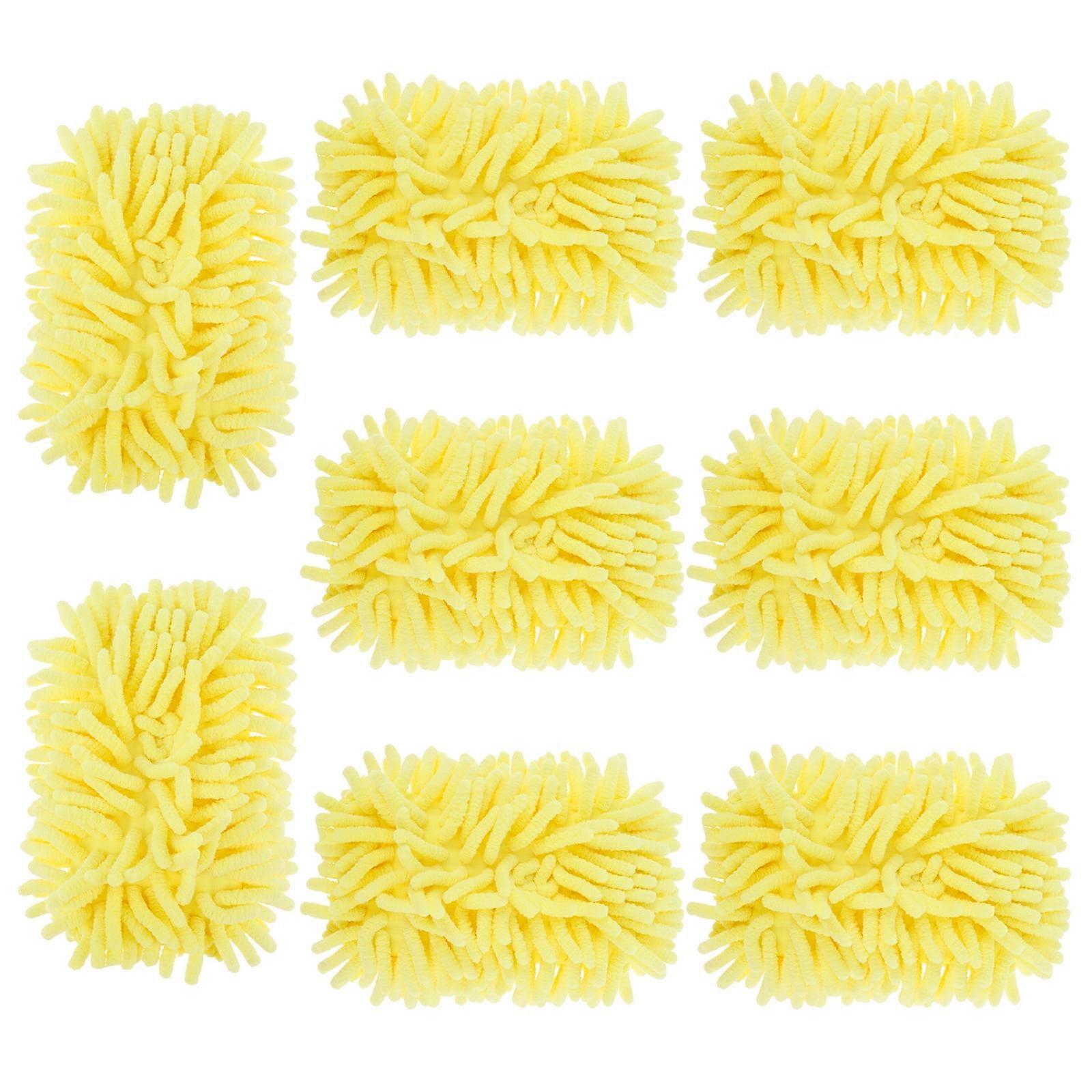 8Pcs Duster Refill Compatible with Hand Duster, Soft Chenille Ceiling Fan Duster Replacement Pads