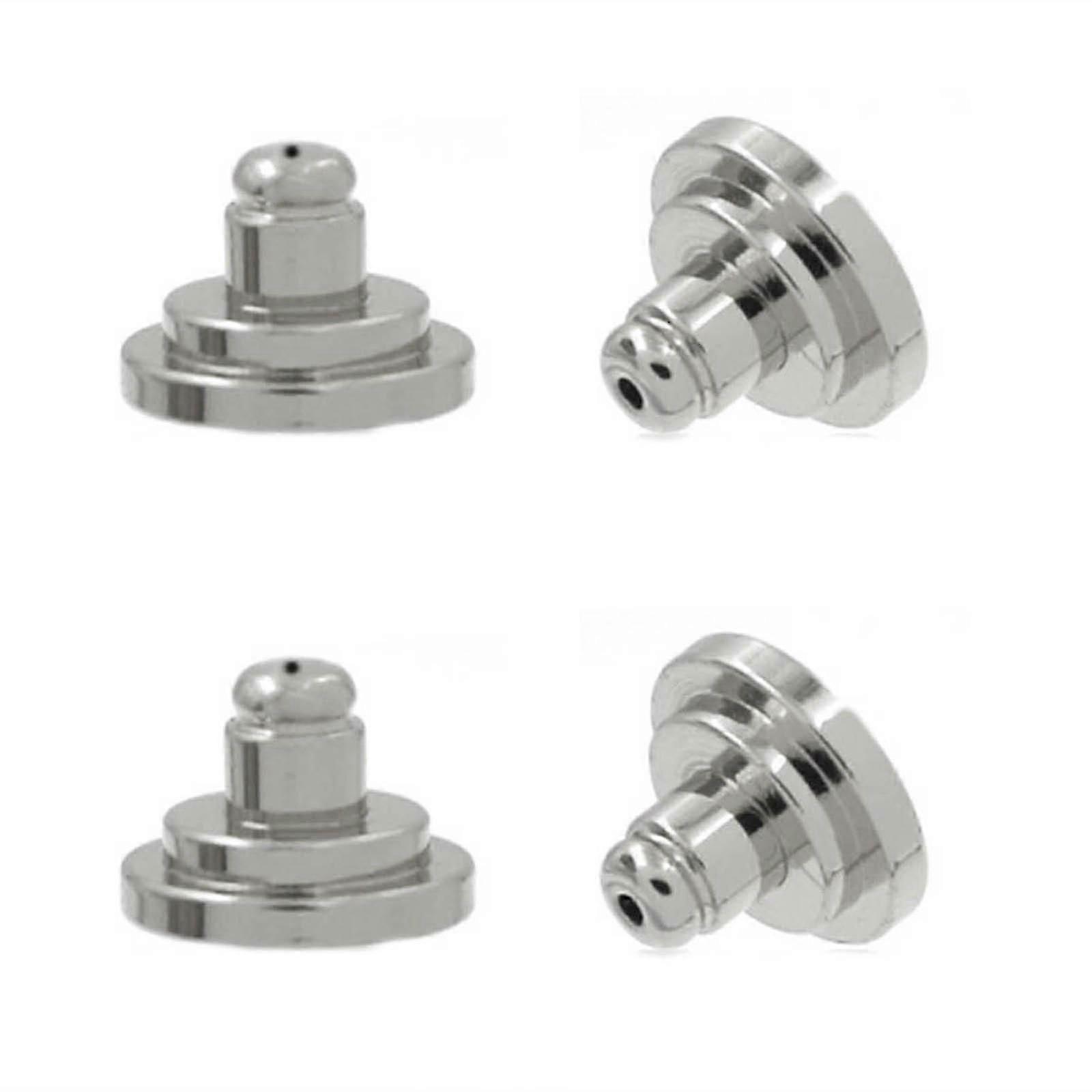 4Pcs Earring Backs Replacements Hypoallergenic Secure Earstud Backs Locking Durable Earring Stopper for Droopy Ears Edition 0210