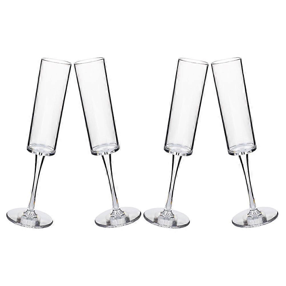 Transparent Goblets Wine Stemware for Home Use 8Pcs