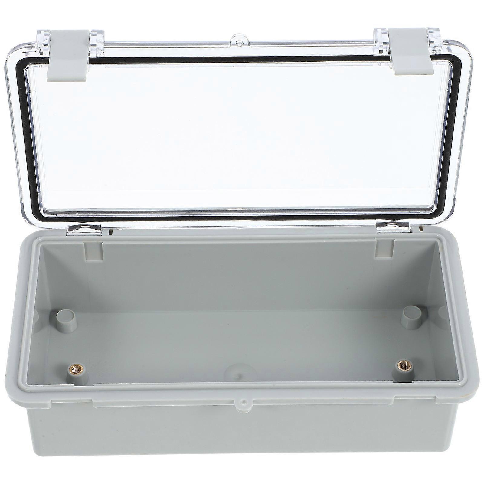 Plastic Project Box Electrical Junction Box for Outdoor Cable Use 3Pcs