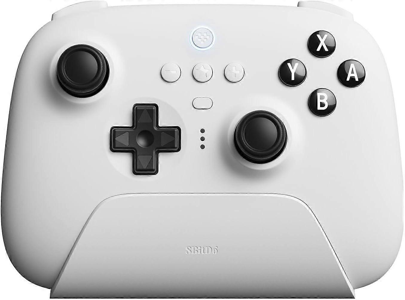 8BitDo Ultimate Bluetooth & 2.4G Controller & Charging Dock Whilte (PC & Switch)