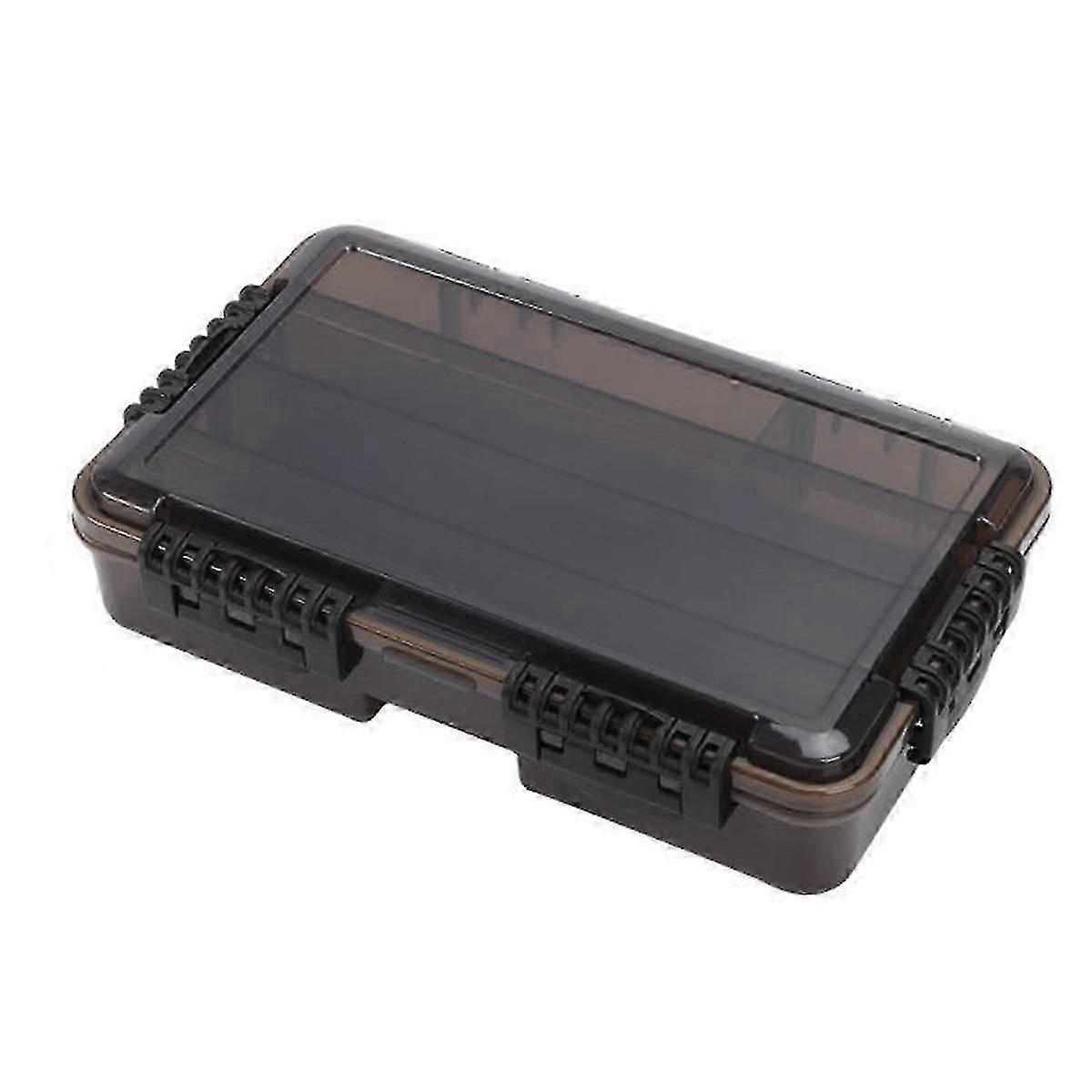 Fishing Accessories Box, Waterproof Fish Hook Storage Box, Lure Box, Multi-Function Partition Tool Box Large--As Shown