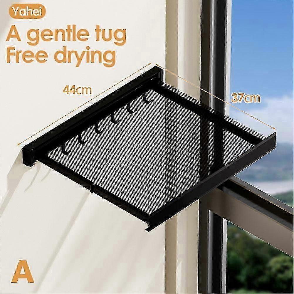 Retractable Laundry Drying Solution Hanging Net for Balconies Bathroom & Kitchen