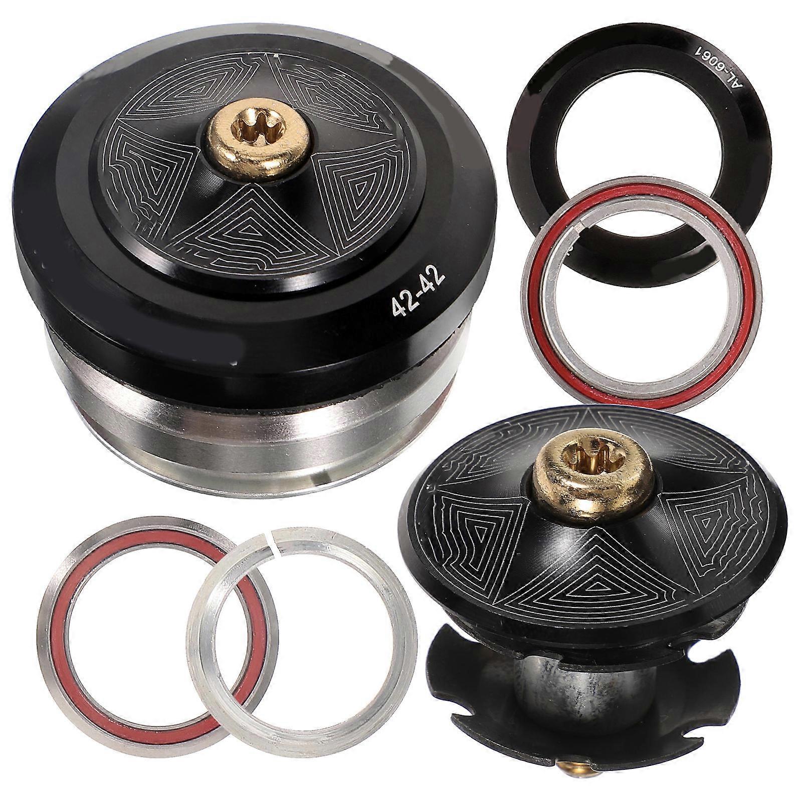Bike Headset Tapered Stack Headset Replacement with 5Sets for Durable Use