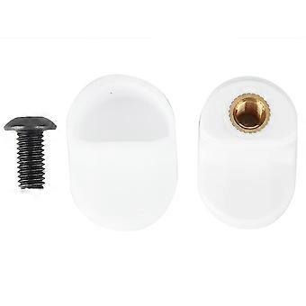 Duurzame achterspatbordhaak en siliconen hoes, compatibel met Xiaomi M365 elektrische scooter (wit).