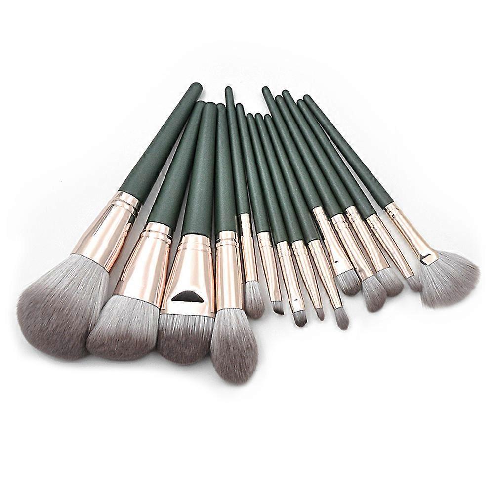 Makeup Brush Kit for Cosmetics Application 14Pcs Wooden Handle Set