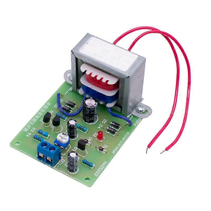 DIY Adjustable Power Supply Module Kit With Transistors For School Lab Experiments Welding Practice Set Multicolor