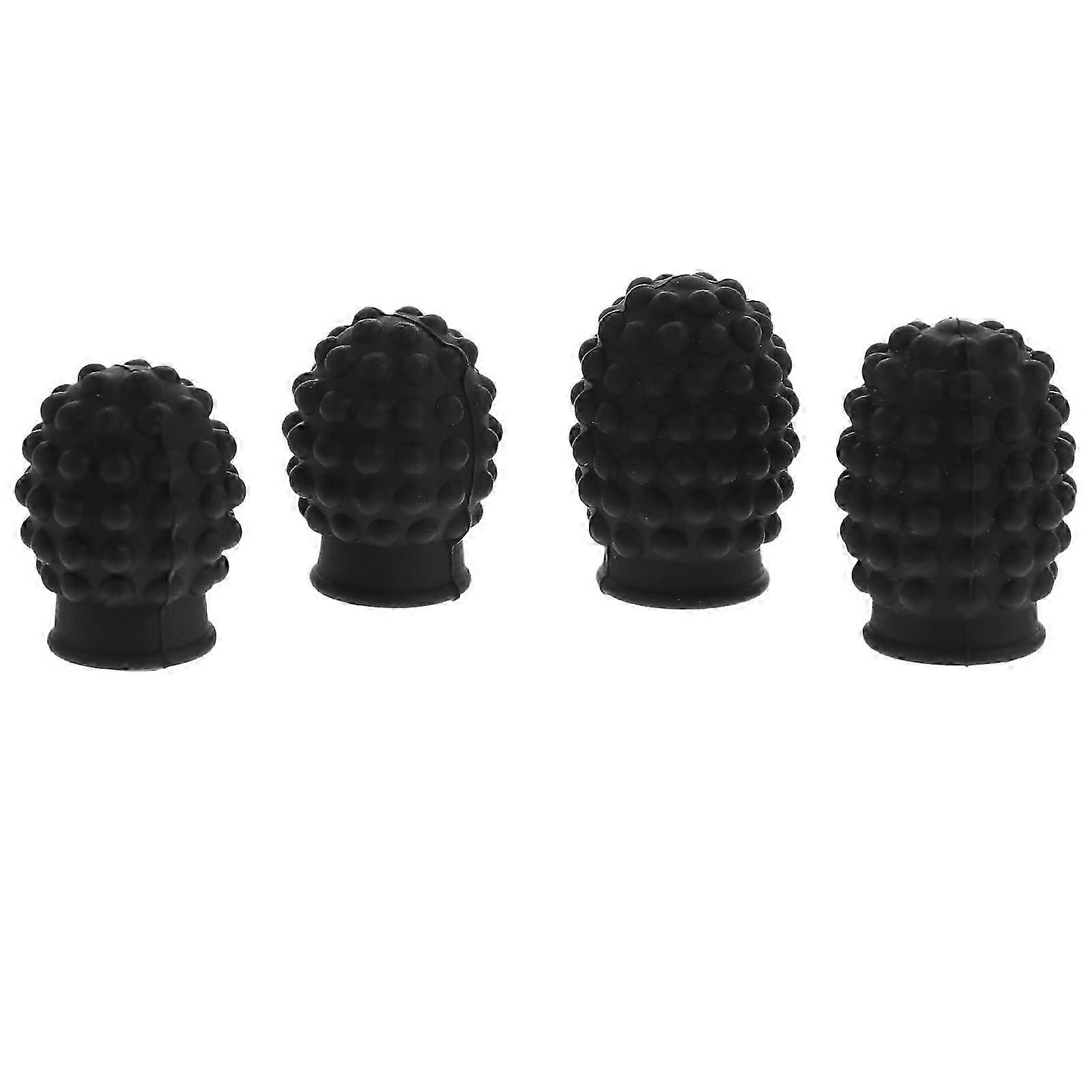 Silicone Drumstick Covers for Drum Practicing 8Pcs Practical Protective Caps