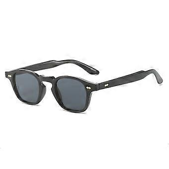 Unisex Small Frame Punk Hip Hop Metal Mix Metal UV400 Square Frame Sunglasses-Dugt