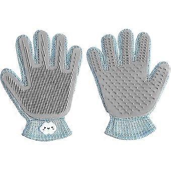 2 in 1 Pet Hair Removal Glove for Dogs, Effective Grooming Glove, Cats Bath and Massage Tool for Dogs, Cats, Horses and Rabbits, 1 Piece