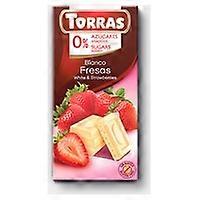 White chocolate and strawberry 75 g