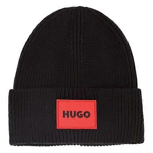 Hugo Childrens/Kids Logo Ribbed Beanie
