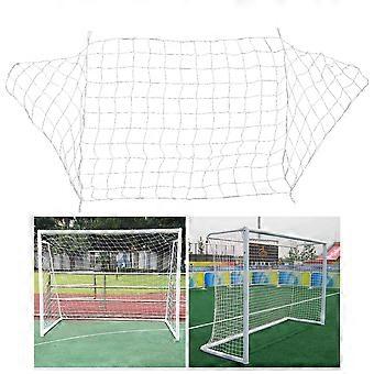 Red de fútbol Herramientas de entrenamiento de partidos deportivos de polipropileno duradero de la red de fútbol (blanco)