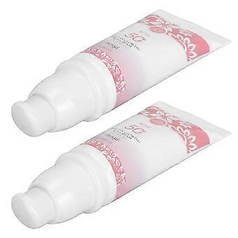 2pcs Arbutin Glowing Sun Cream 1.1 Oz SPF 50+ PA++++ Water Resistant Moisturizing UVA Protection Sunscreen-cr