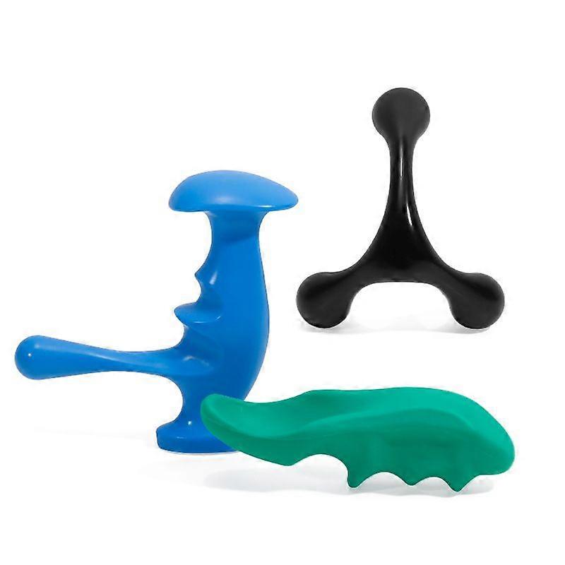 3-Piece Trigger Point Tool Set for Targeted Self Massage