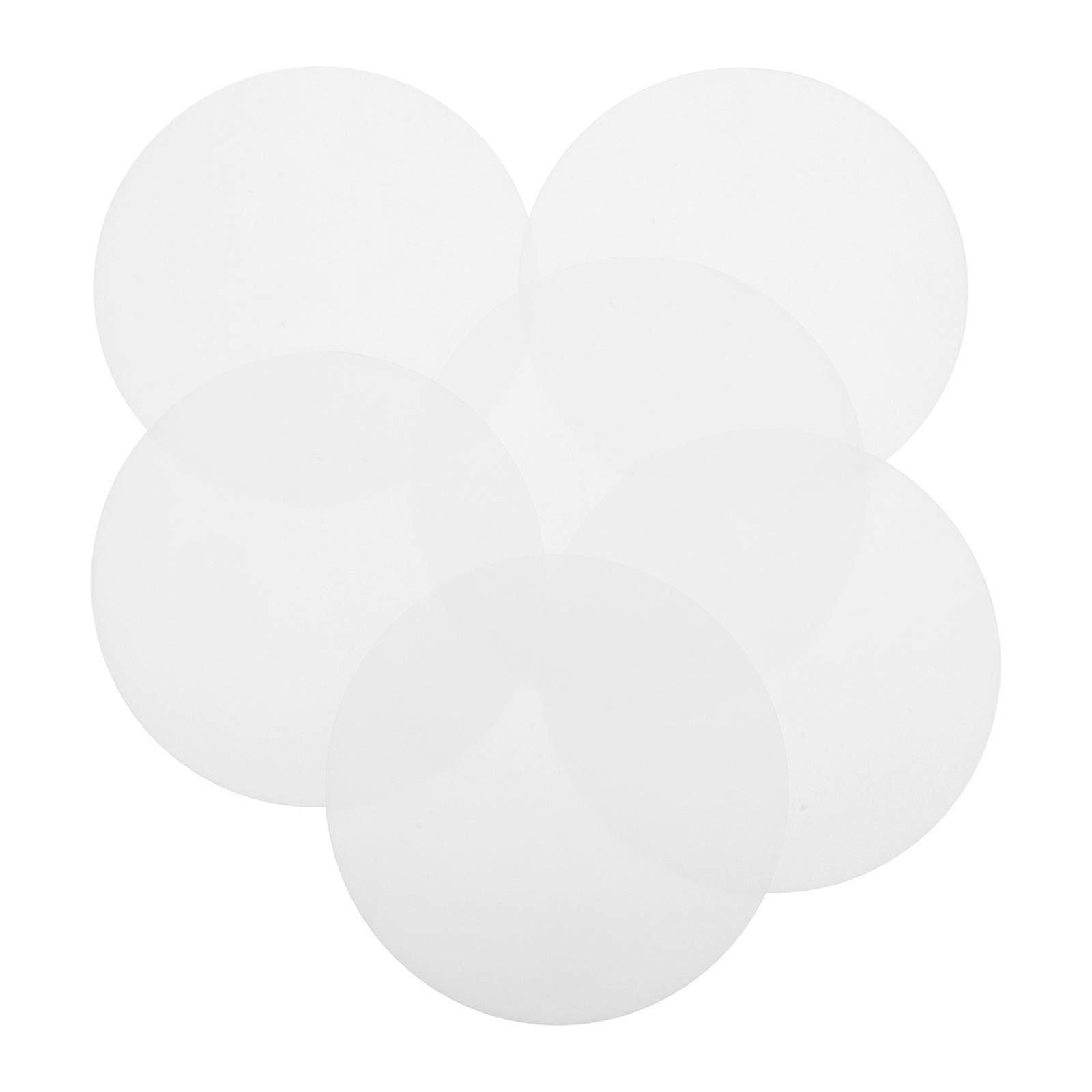 Lampshade Diffuser Light Diffusion Plates Replacement Recessed Light White Color Round Shape Industrial Lighting 6Set