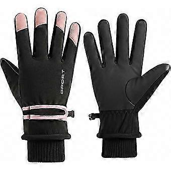 Winter Ski Gloves for Women, Waterproof Warm Touchscreen Compatible Handwear