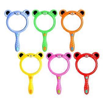 Reading Glass Magnifier for Magnifying 6Pcs Cartoon Design Handheld Set