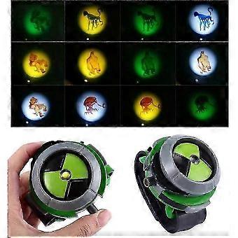 Kids Projector Watch Toys compatible with Ben 10 Alien compatible withce And Mysterious Projection Action Figures Model Toy compatible with Kids Hallo
