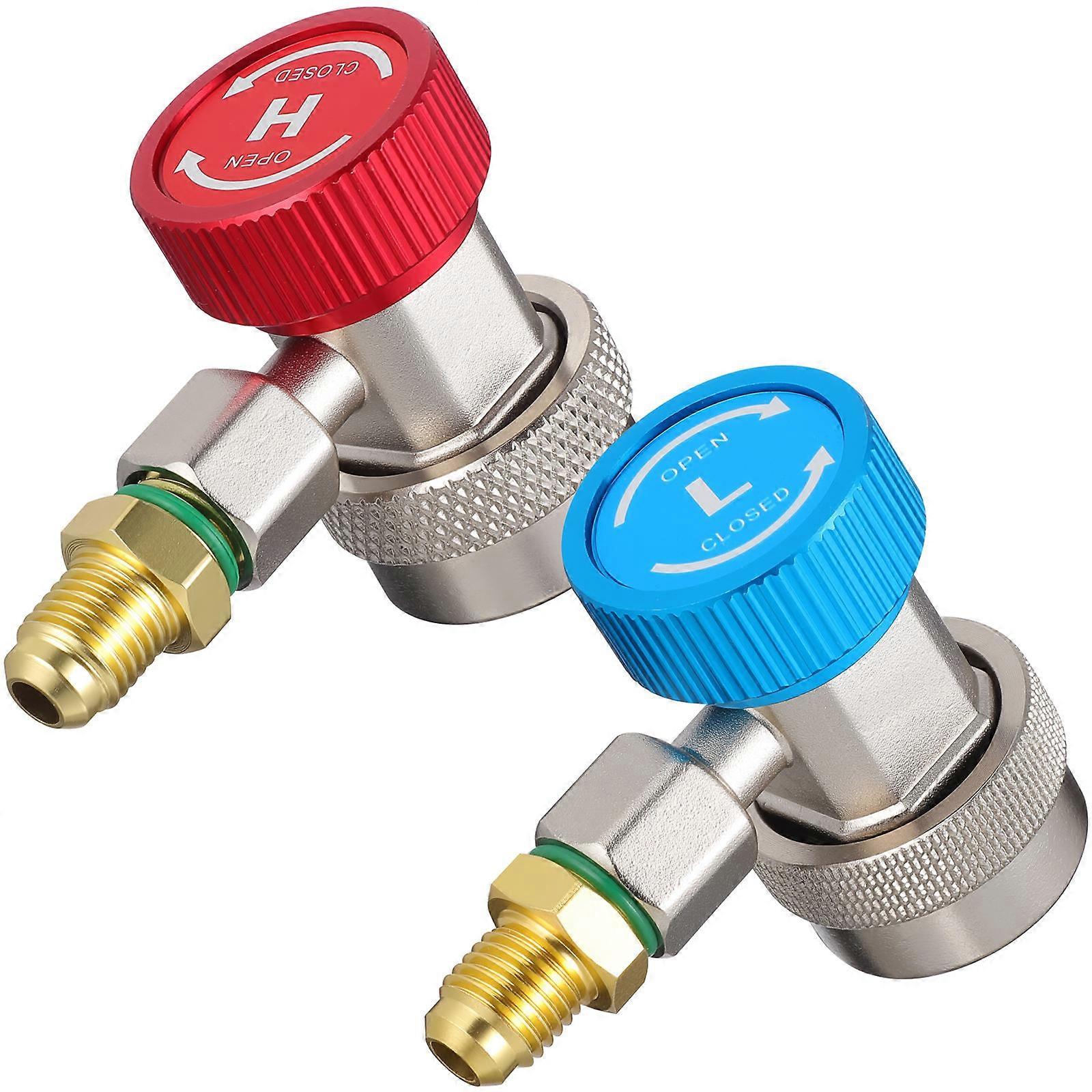 Car Air Conditioning Recharge R134a Quick Coupler Adapter Set