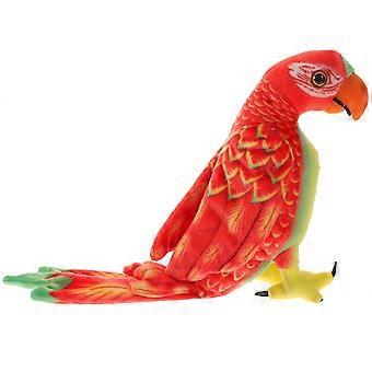 Red Plush Parrot Toy for Playing Cartoon Stuffed Animal Toy