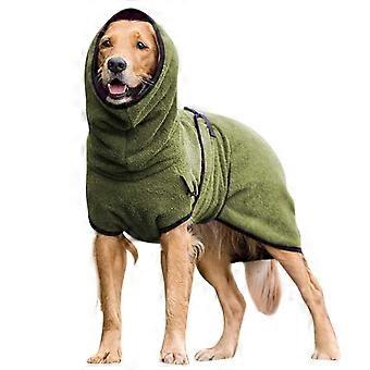 Pet Dog Roupas Roupão Towelling Casaco Vestuário