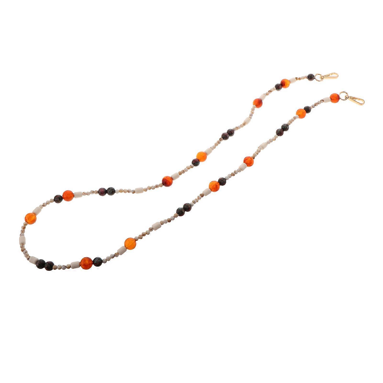 Multi Acrylic Beaded Chain for Purse Shoulder Strap Functional Accessory