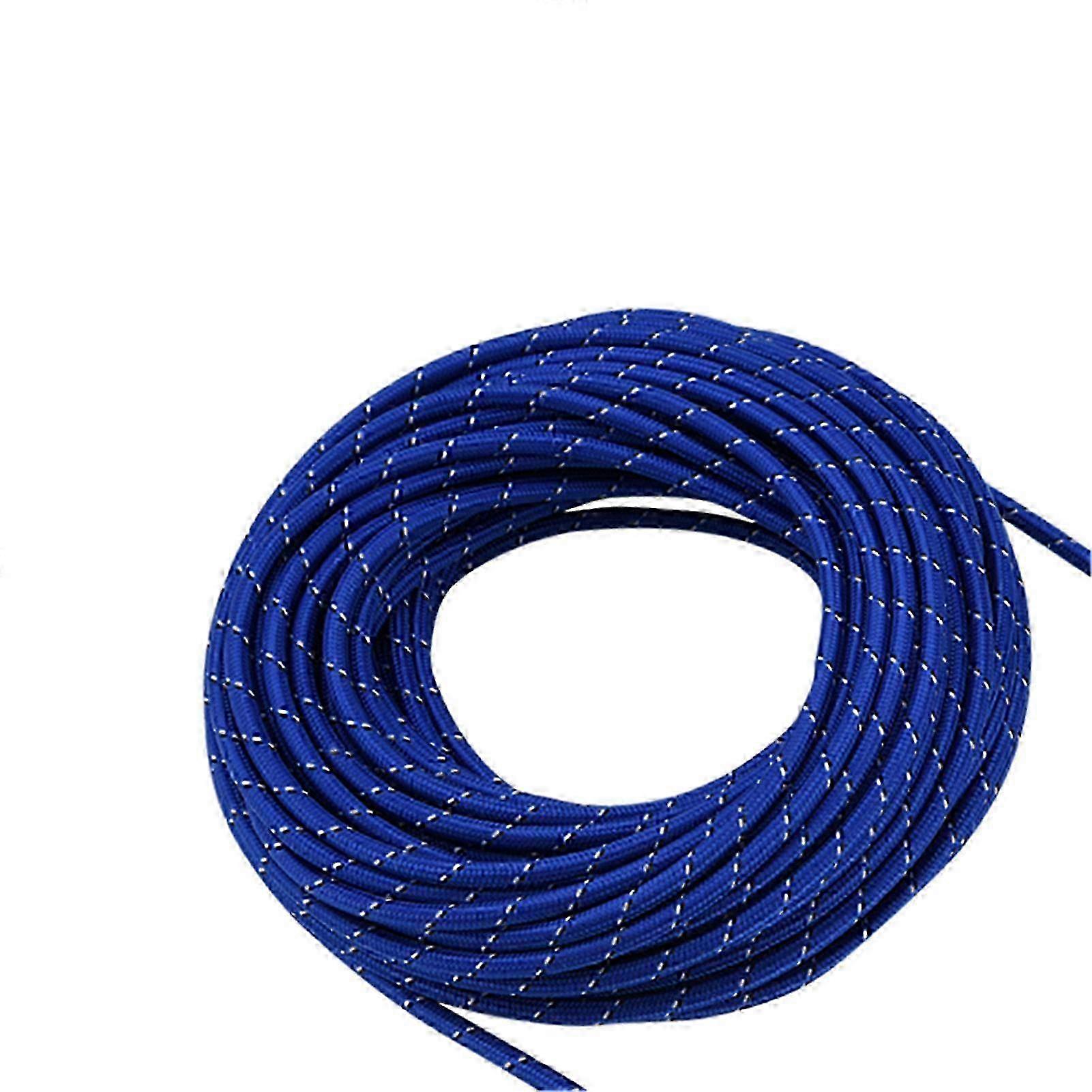 20m Blue Braided XLR Cable